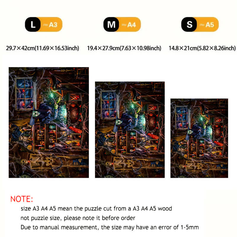 Rubbyoo Witches' Brew - Wooden Jigsaw Puzzle - image 8