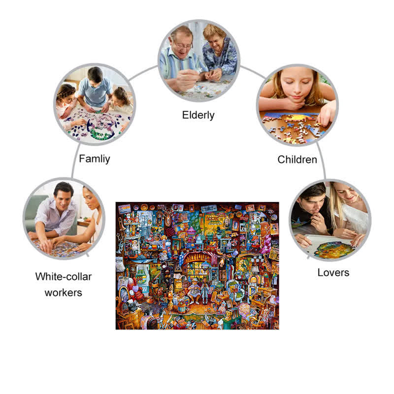 Rubbyoo The Antiques - Wooden Jigsaw Puzzle - image 2