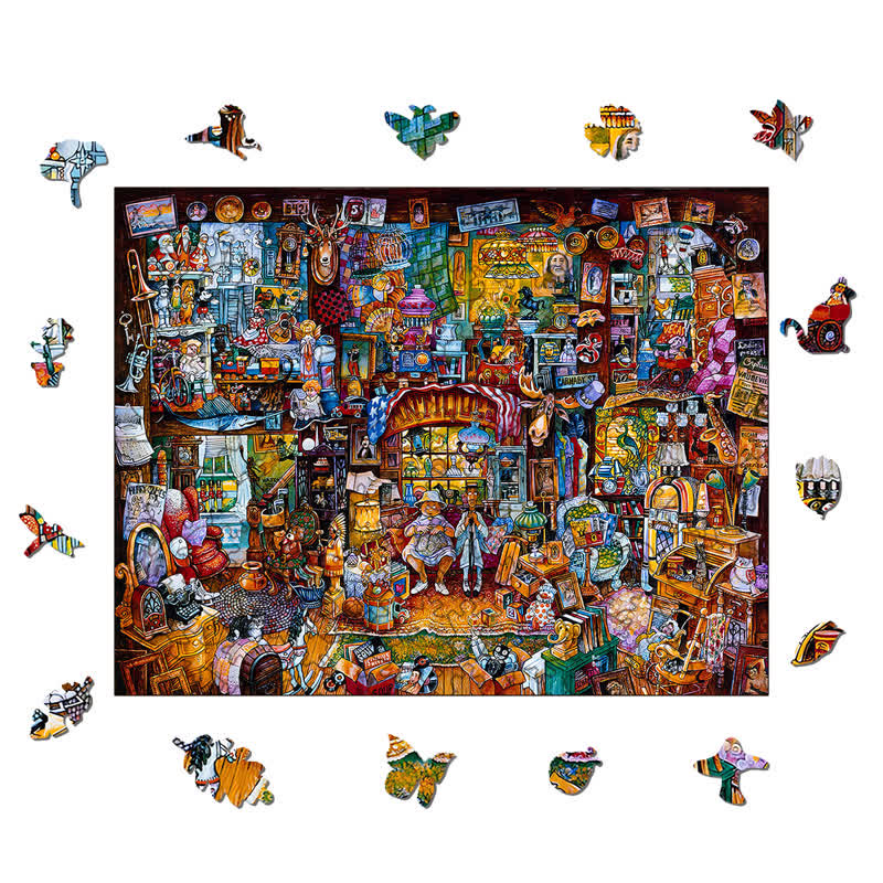 Rubbyoo The Antiques - Wooden Jigsaw Puzzle - image 1