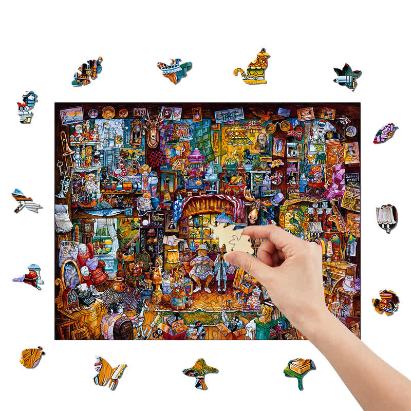 Rubbyoo The Antiques - Wooden Jigsaw Puzzle - image 7