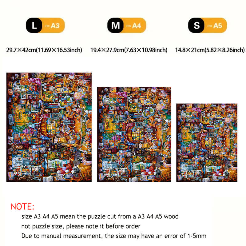 Rubbyoo The Antiques - Wooden Jigsaw Puzzle - image 6