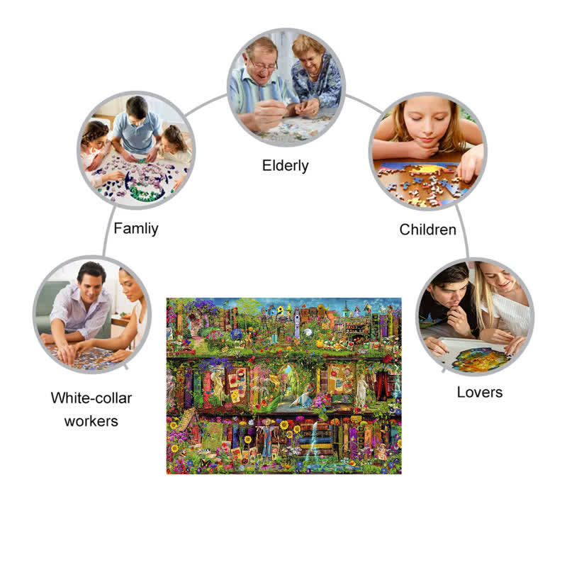 Rubbyoo The Garden Shelf - Wooden Jigsaw Puzzle - image 2