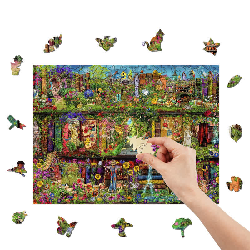 Rubbyoo The Garden Shelf - Wooden Jigsaw Puzzle - image 7