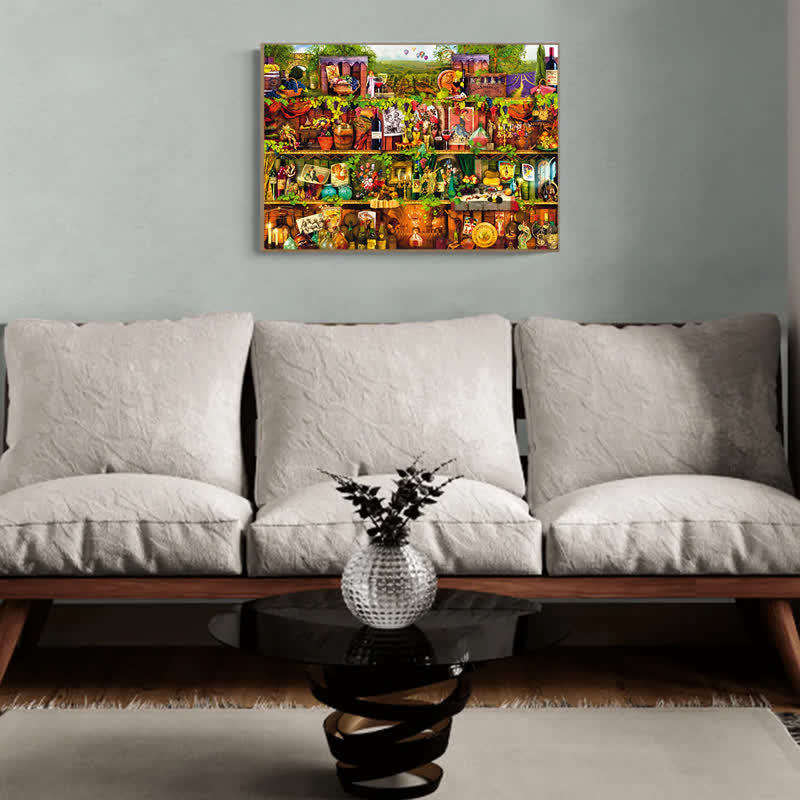 Rubbyoo Wine Shelf - Wooden Jigsaw Puzzle - image 3