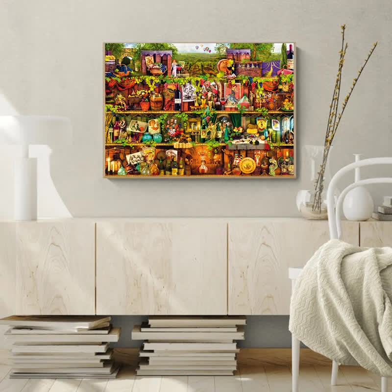 Rubbyoo Wine Shelf - Wooden Jigsaw Puzzle - image 6