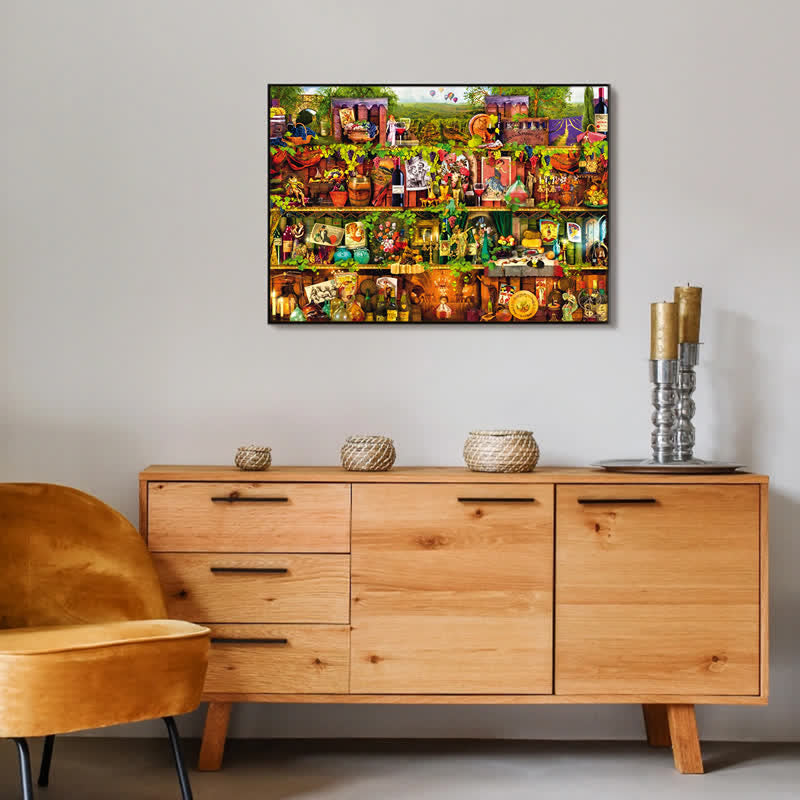 Rubbyoo Wine Shelf - Wooden Jigsaw Puzzle - image 4