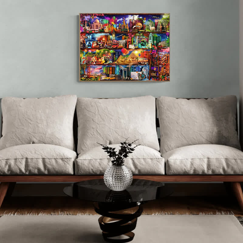 Rubbyoo World of Books - Wooden Jigsaw Puzzle - image 3