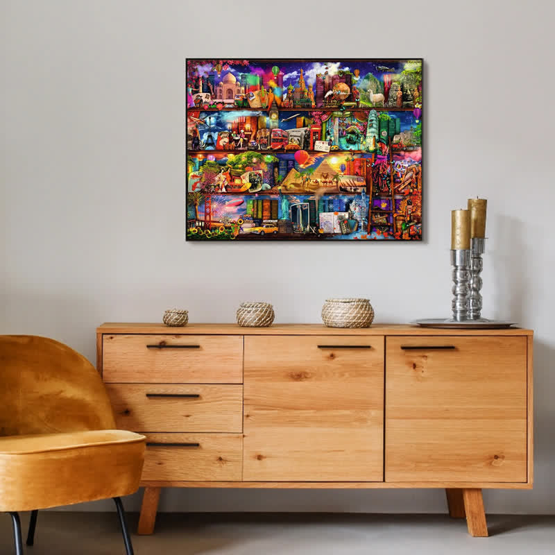 Rubbyoo World of Books - Wooden Jigsaw Puzzle - image 5