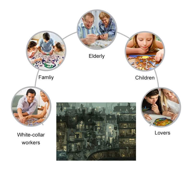 Rubbyoo Magic Alley - Wooden Jigsaw Puzzle - image 2