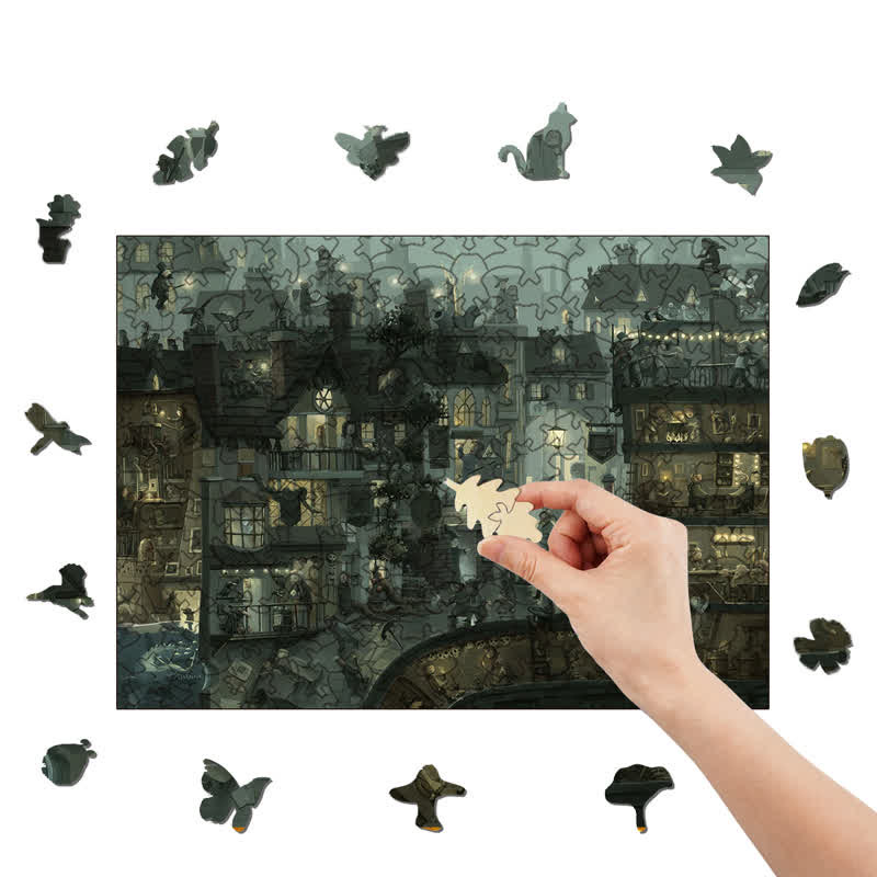 Rubbyoo Magic Alley - Wooden Jigsaw Puzzle - image 5