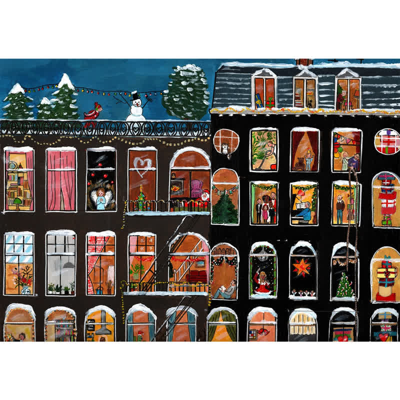 Rubbyoo The Holiday House - Wooden Jigsaw Puzzle - A2 - Wooden Gift Packaging - image 0