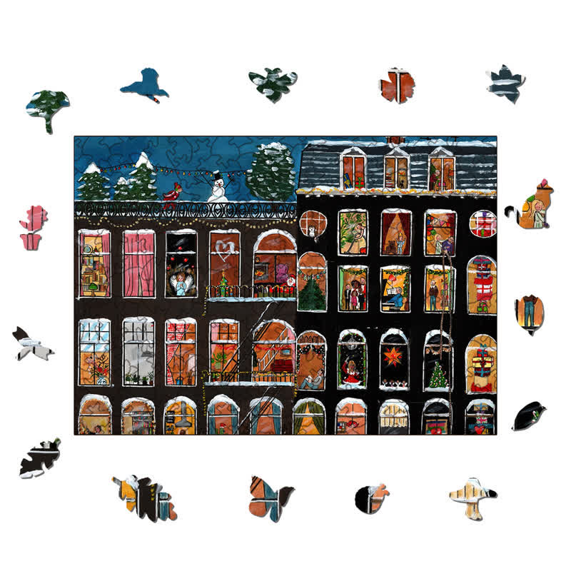Rubbyoo The Holiday House - Wooden Jigsaw Puzzle - image 1