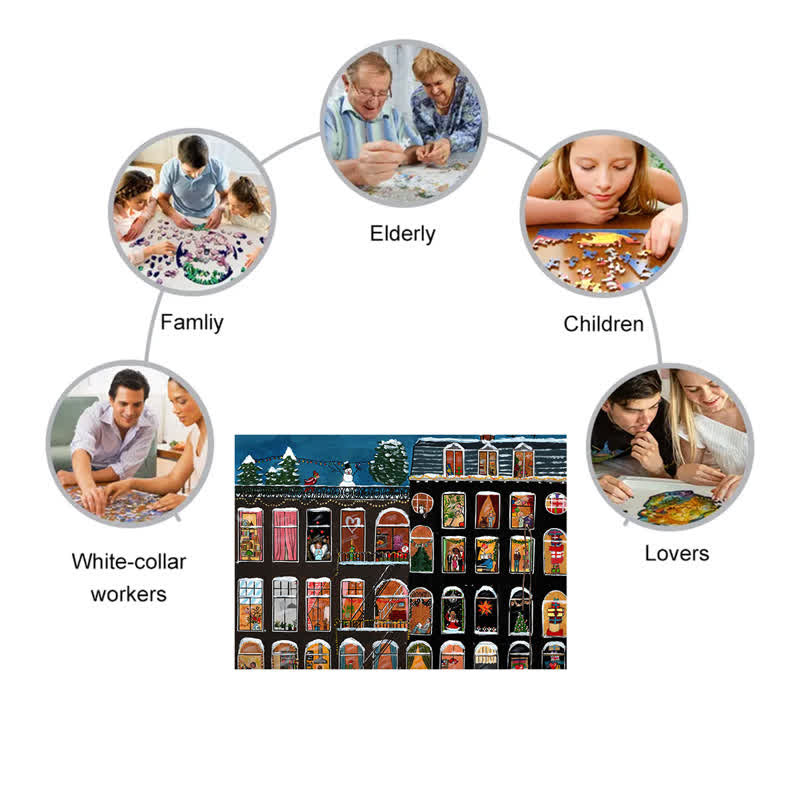 Rubbyoo The Holiday House - Wooden Jigsaw Puzzle - image 2