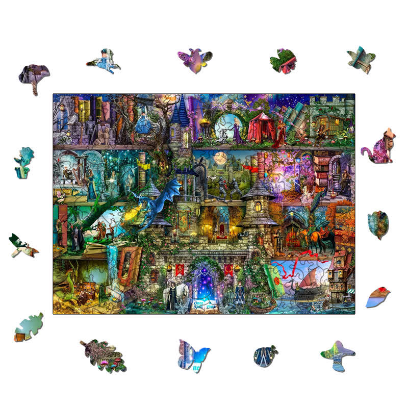 Rubbyoo Once Upon A Fairytale - Wooden Jigsaw Puzzle - image 1