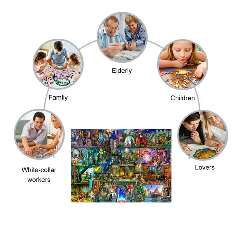 Rubbyoo Once Upon A Fairytale - Wooden Jigsaw Puzzle - image 2