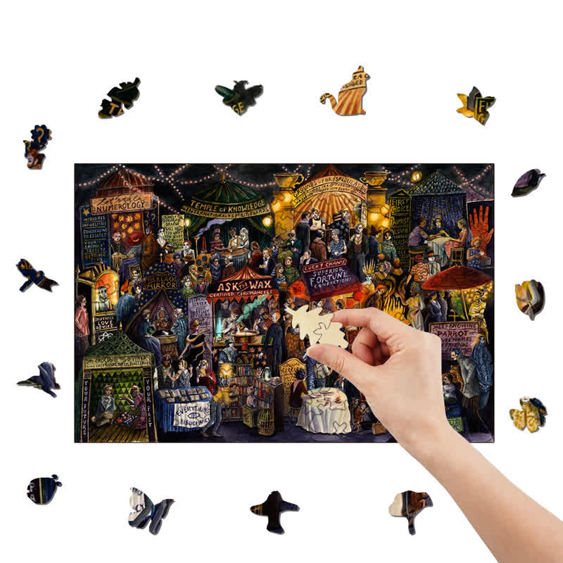 Rubbyoo The Clairvoyants' Convention - Wooden Jigsaw Puzzle - image 4