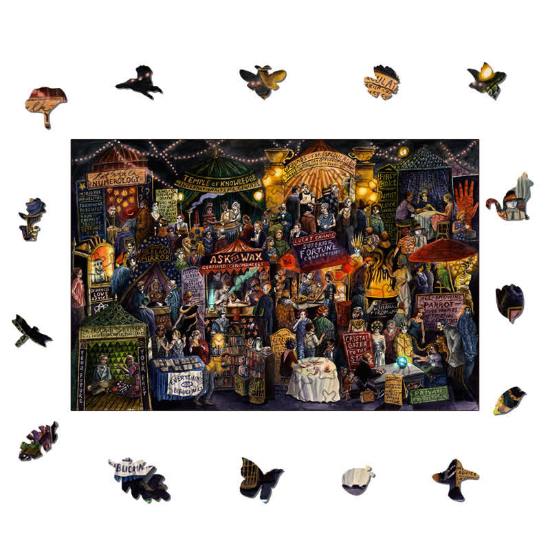 Rubbyoo The Clairvoyants' Convention - Wooden Jigsaw Puzzle - image 1