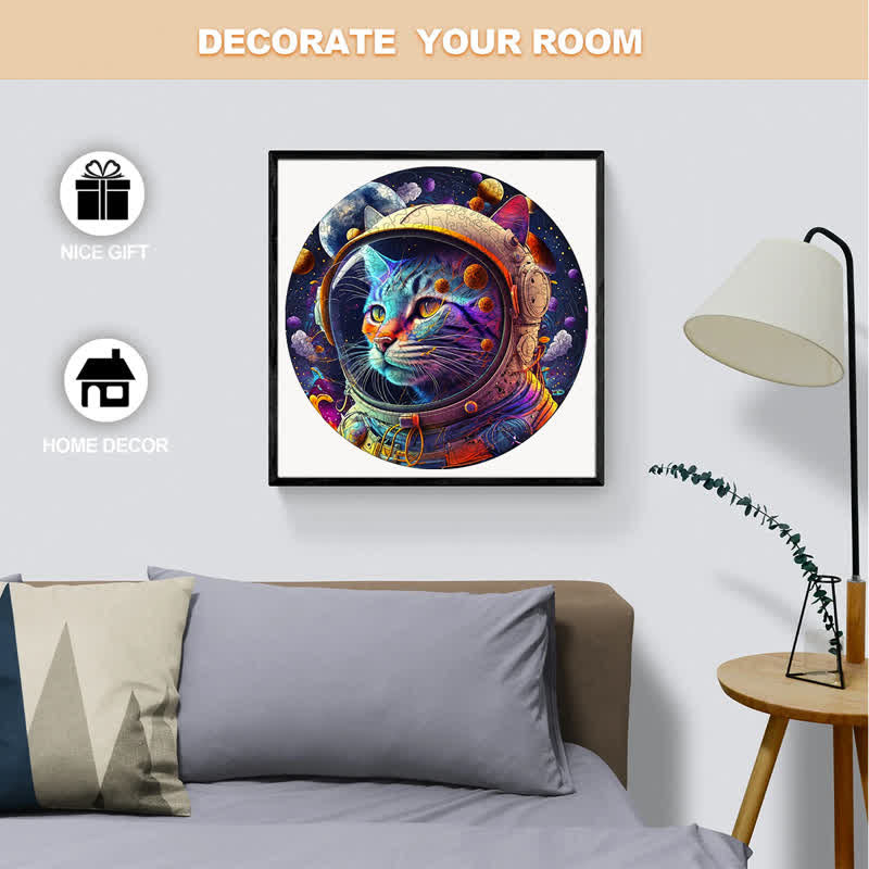 Rubbyoo Space Cat Cute Kittens - Wooden Jigsaw Puzzle - image 3