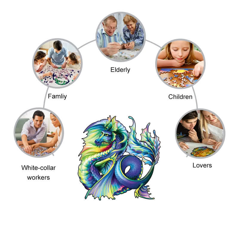 Rubbyoo JiaoLong - Wooden Jigsaw Puzzle - image 3