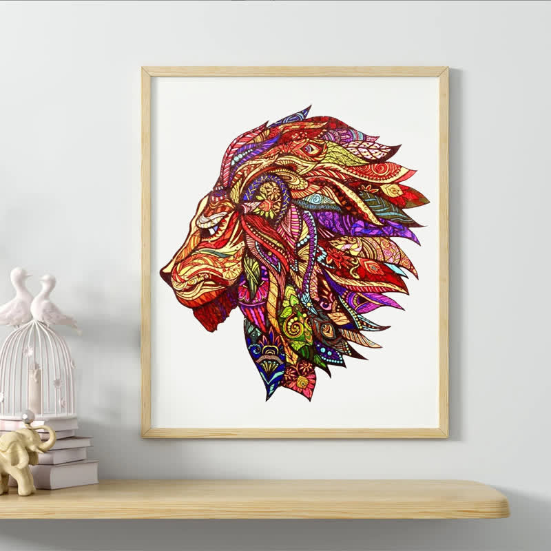 Rubbyoo Red Lion - Wooden Jigsaw Puzzle - image 2