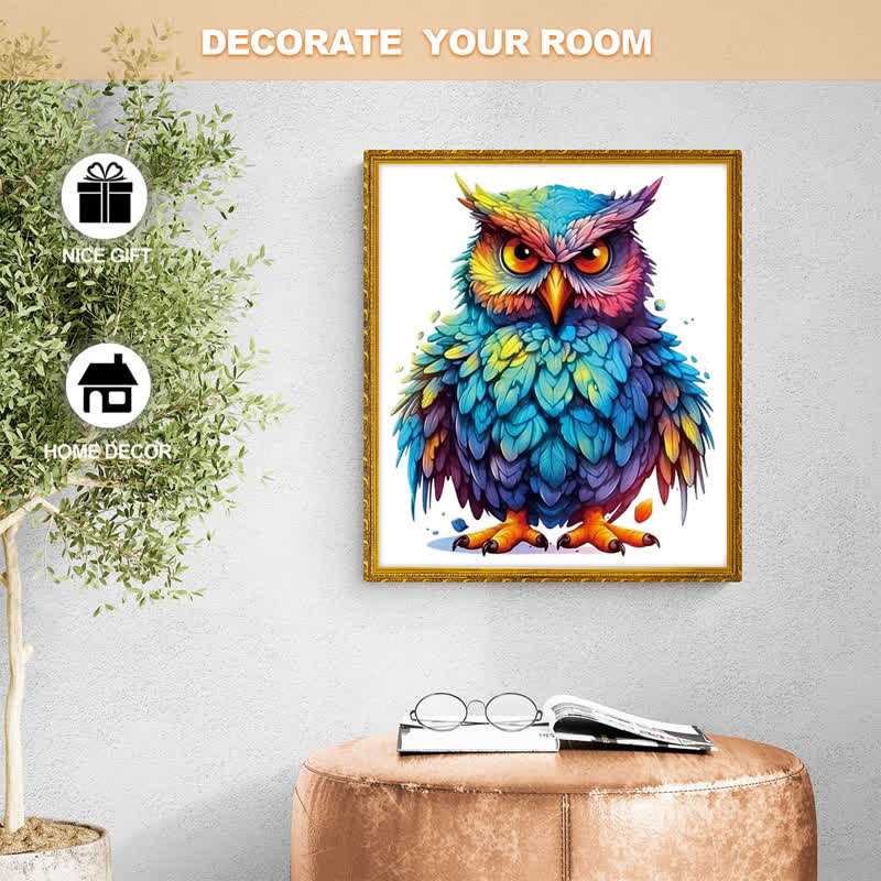 Rubbyoo With Colorful Feathers - Wooden Jigsaw Puzzle - image 9