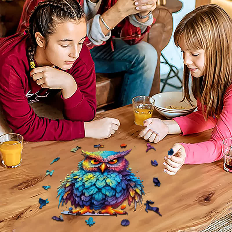 Rubbyoo With Colorful Feathers - Wooden Jigsaw Puzzle - image 8