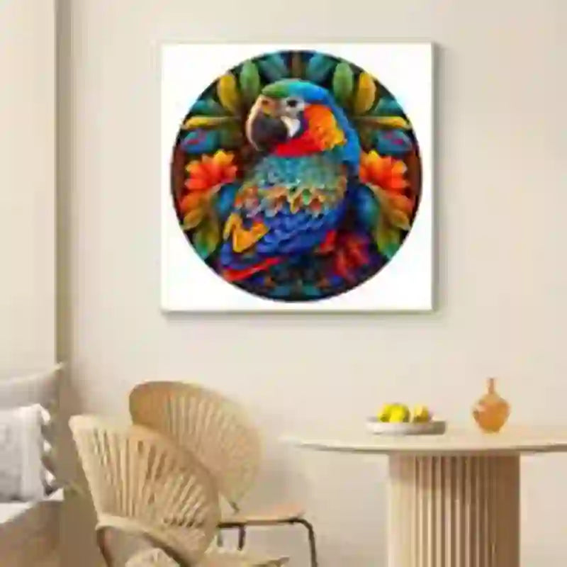 Rubbyoo Stained Parrot - Wooden Jigsaw Puzzle - image 7
