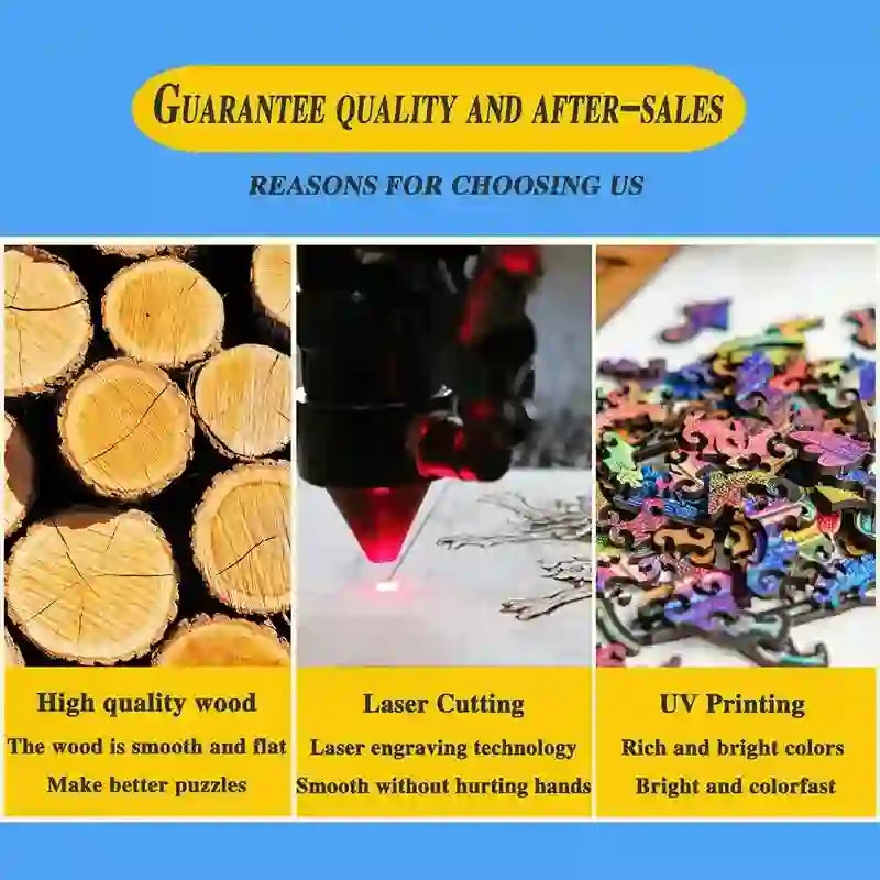 Rubbyoo Stained Parrot - Wooden Jigsaw Puzzle - image 10