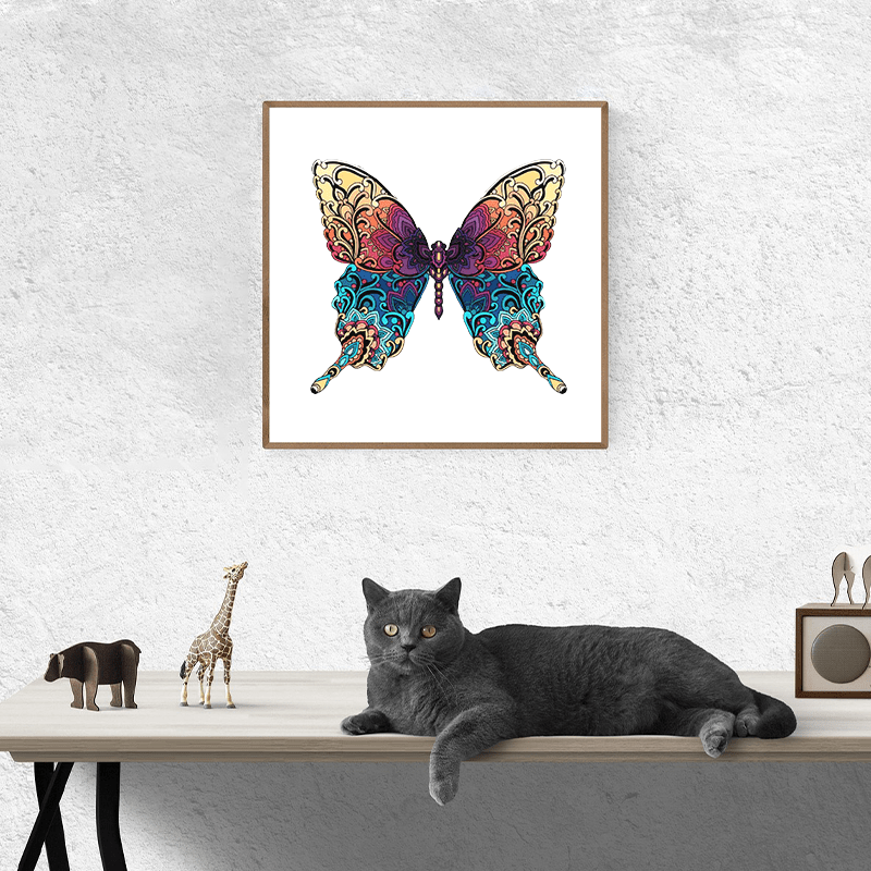 Rubbyoo Colorful Butterfly  - Wooden Jigsaw Puzzle - image 2