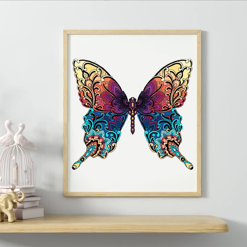 Rubbyoo Colorful Butterfly  - Wooden Jigsaw Puzzle - image 4