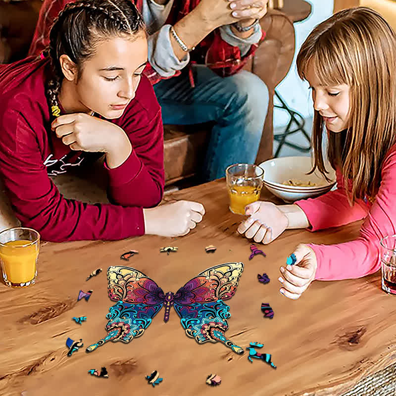 Rubbyoo Colorful Butterfly  - Wooden Jigsaw Puzzle - image 8