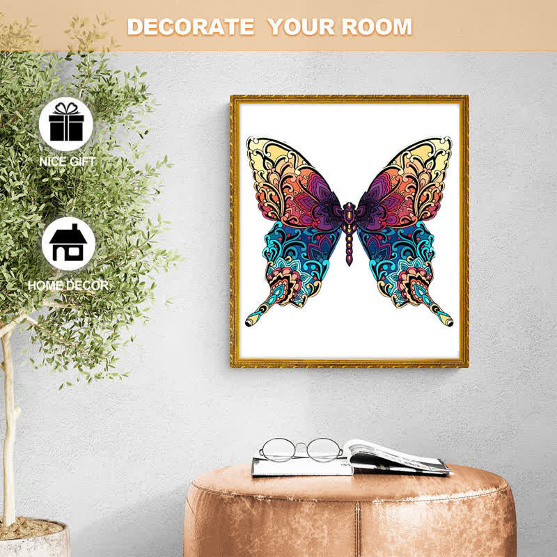 Rubbyoo Colorful Butterfly  - Wooden Jigsaw Puzzle - image 9