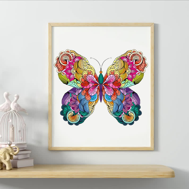 Rubbyoo Butterfly Colorful Edition - Wooden Jigsaw Puzzle - image 6