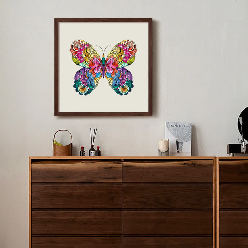 Rubbyoo Butterfly Colorful Edition - Wooden Jigsaw Puzzle - image 9