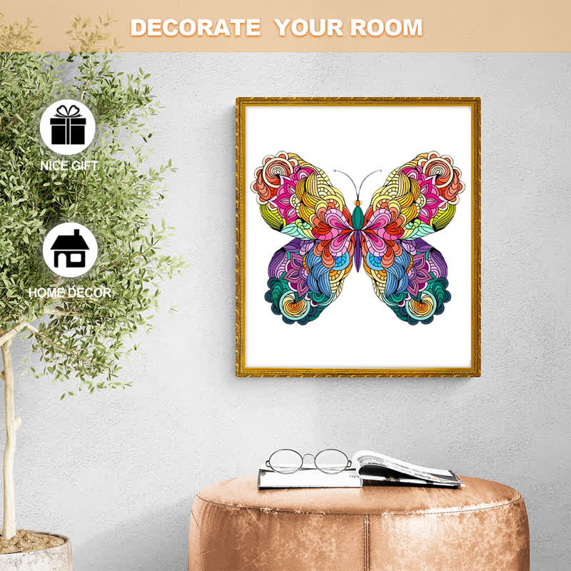 Rubbyoo Butterfly Colorful Edition - Wooden Jigsaw Puzzle - image 11