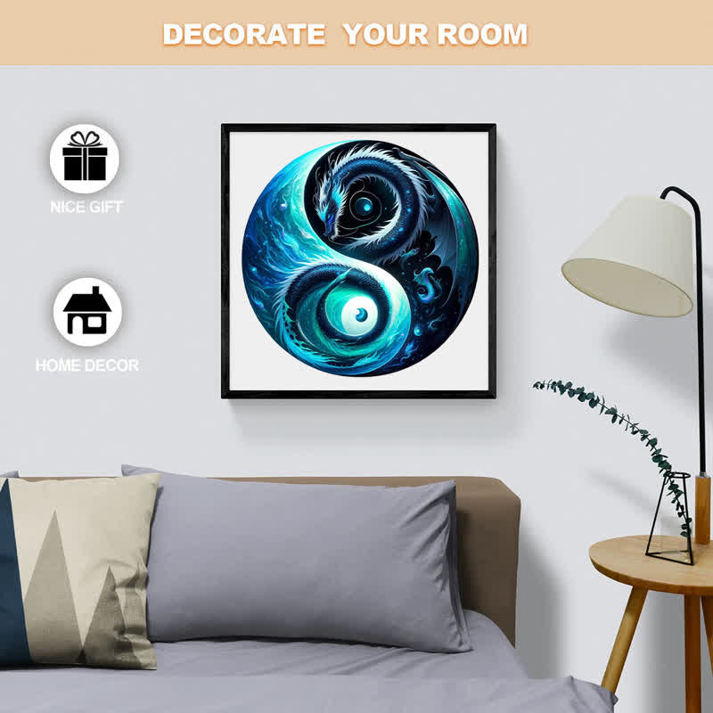 Rubbyoo Ocean Serpent Yin and Yang -2 Wooden Jigsaw Puzzle - image 3