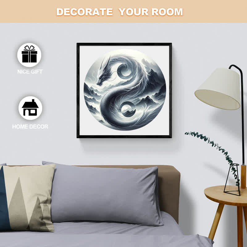 Rubbyoo Wind and Mountain Serpent Yin and Yang -2 Wooden Jigsaw Puzzle - image 6