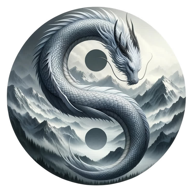 Rubbyoo Wind and Mountain Serpent Yin and Yang -1 Wooden Jigsaw Puzzle - A3 - Wooden Gift Packaging - image 0