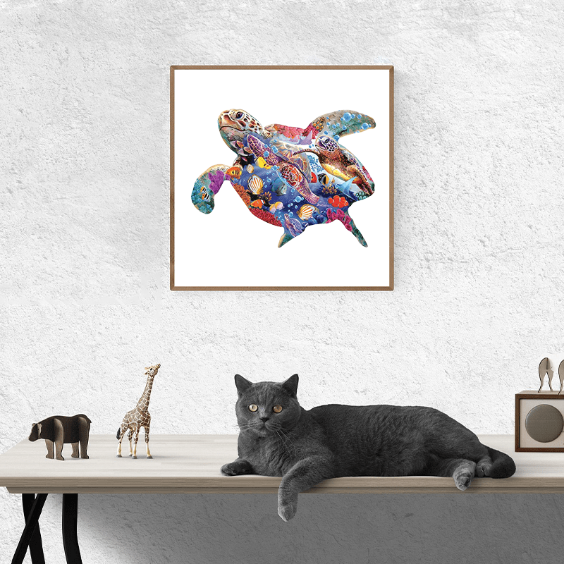 Rubbyoo Ancient Sea Turtle - Wooden Jigsaw Puzzle - image 3