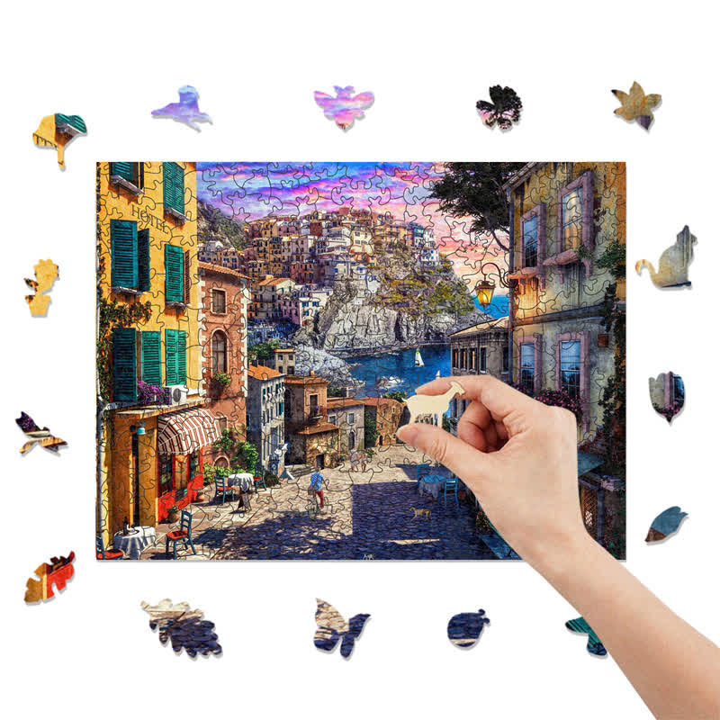 Rubbyoo A Stroll Along The Coast - Wooden Jigsaw Puzzle - image 5