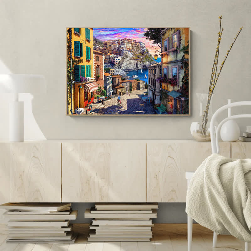 Rubbyoo A Stroll Along The Coast - Wooden Jigsaw Puzzle - image 8