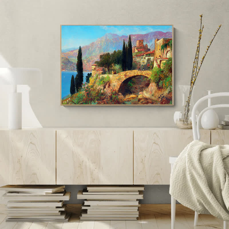 Rubbyoo Italian Coastal Landscape - Wooden Jigsaw Puzzle - image 5