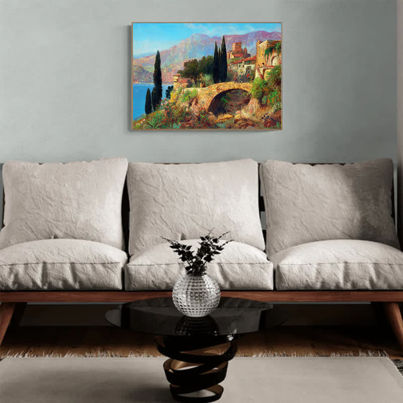 Rubbyoo Italian Coastal Landscape - Wooden Jigsaw Puzzle - image 3