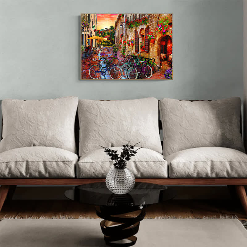 Rubbyoo Biking Tuscany - Wooden Jigsaw Puzzle - image 6