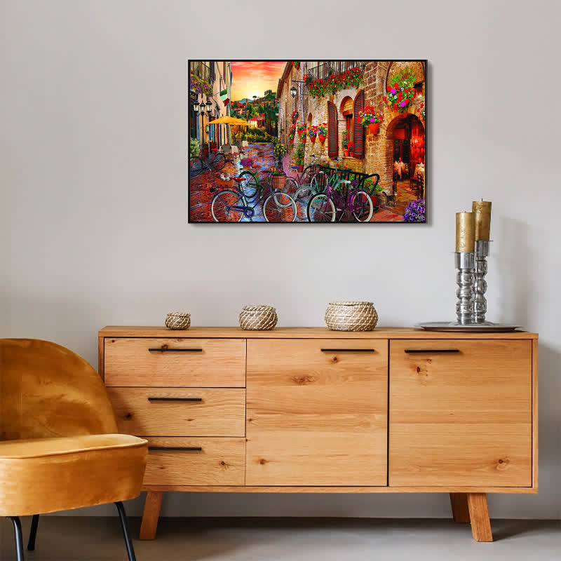 Rubbyoo Biking Tuscany - Wooden Jigsaw Puzzle - image 4