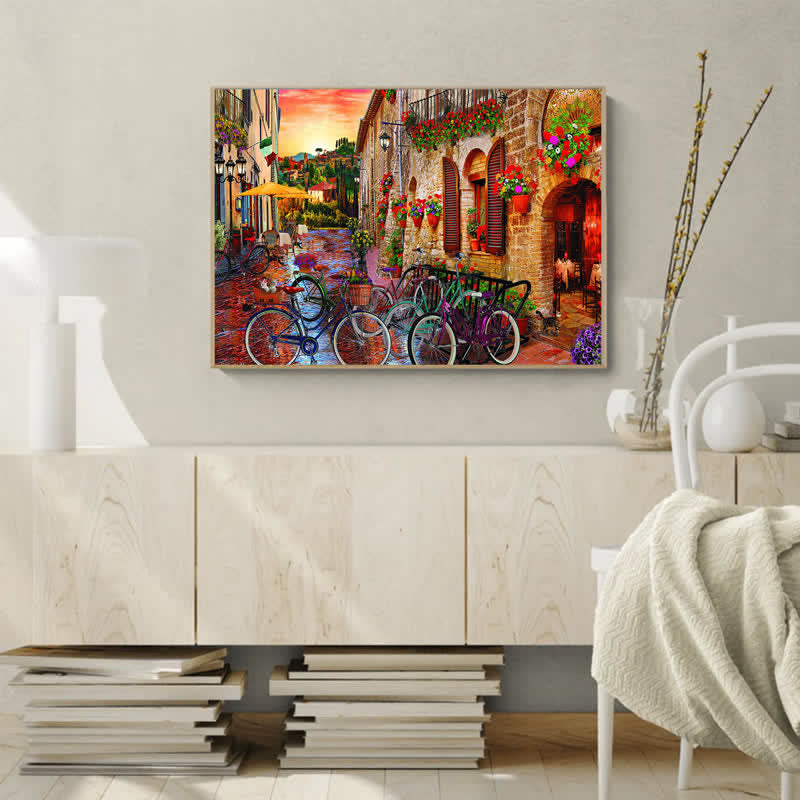 Rubbyoo Biking Tuscany - Wooden Jigsaw Puzzle - image 7