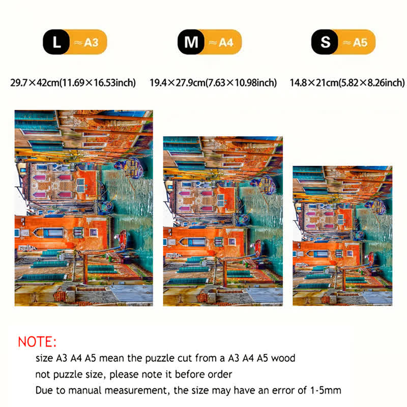 Rubbyoo An Afternoon in Venice - Wooden Jigsaw Puzzle - image 7