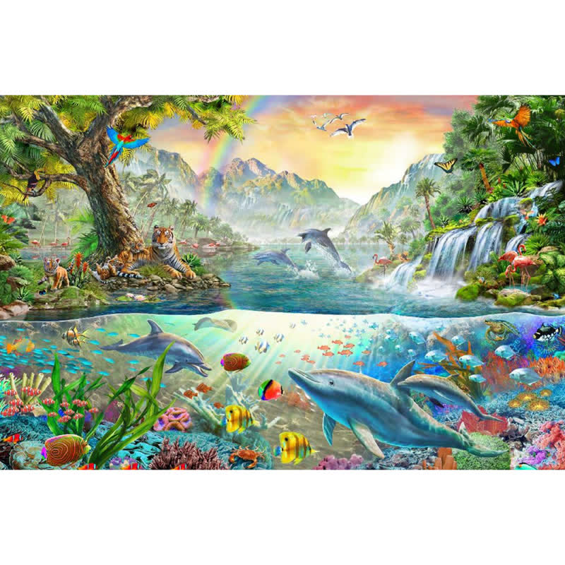 Rubbyoo Utopia - Wooden Jigsaw Puzzle - A2 - Wooden Gift Packaging - image 0