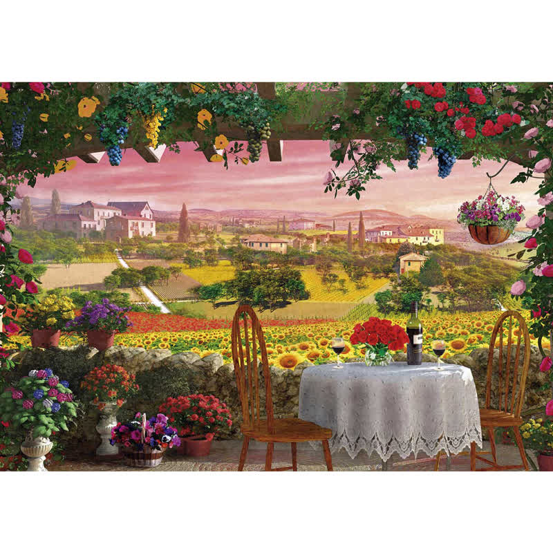 Rubbyoo Tuscany Hills - Wooden Jigsaw Puzzle - A2 - Wooden Gift Packaging - image 0