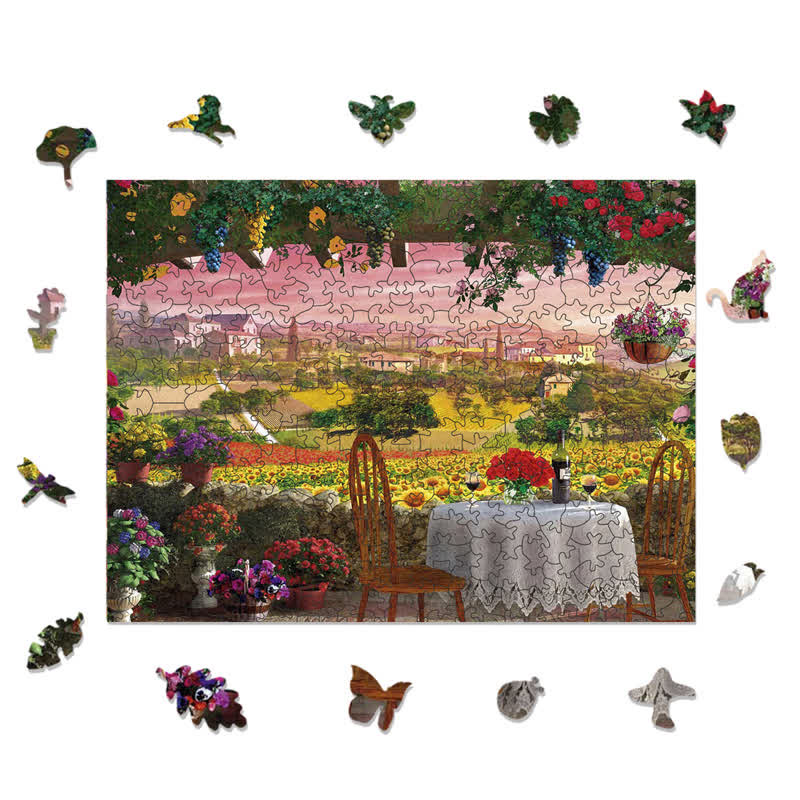 Rubbyoo Tuscany Hills - Wooden Jigsaw Puzzle - image 1